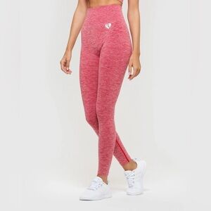 NWT Women's Best Move Seamless Leggings in Red Marl Heathered Size Medium